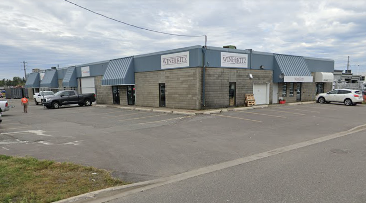 Large 13,000 square foot building with parking lot.Located on the corner at 946 Cobalt Crescent, Thunder Bay, Ontario.